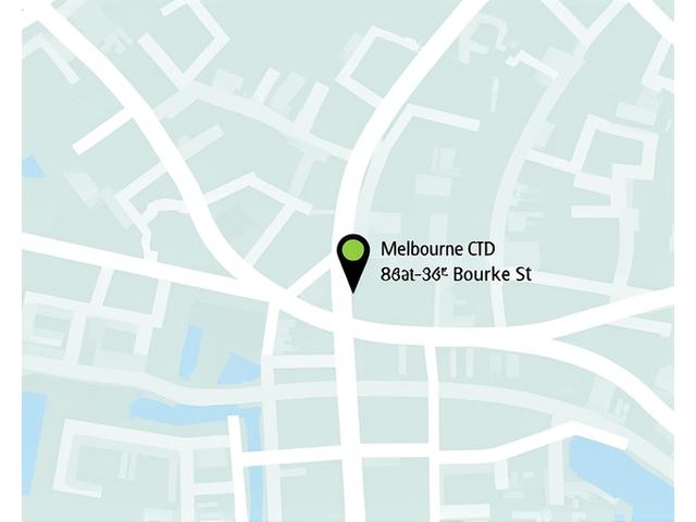 Map showing EcomLedger Experts address at 83-85 Bourke St, Melbourne VIC 3000