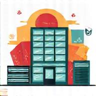 Illustration of Australian Tax Office building with compliance documents