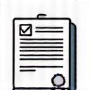 Legal document icon representing terms and conditions